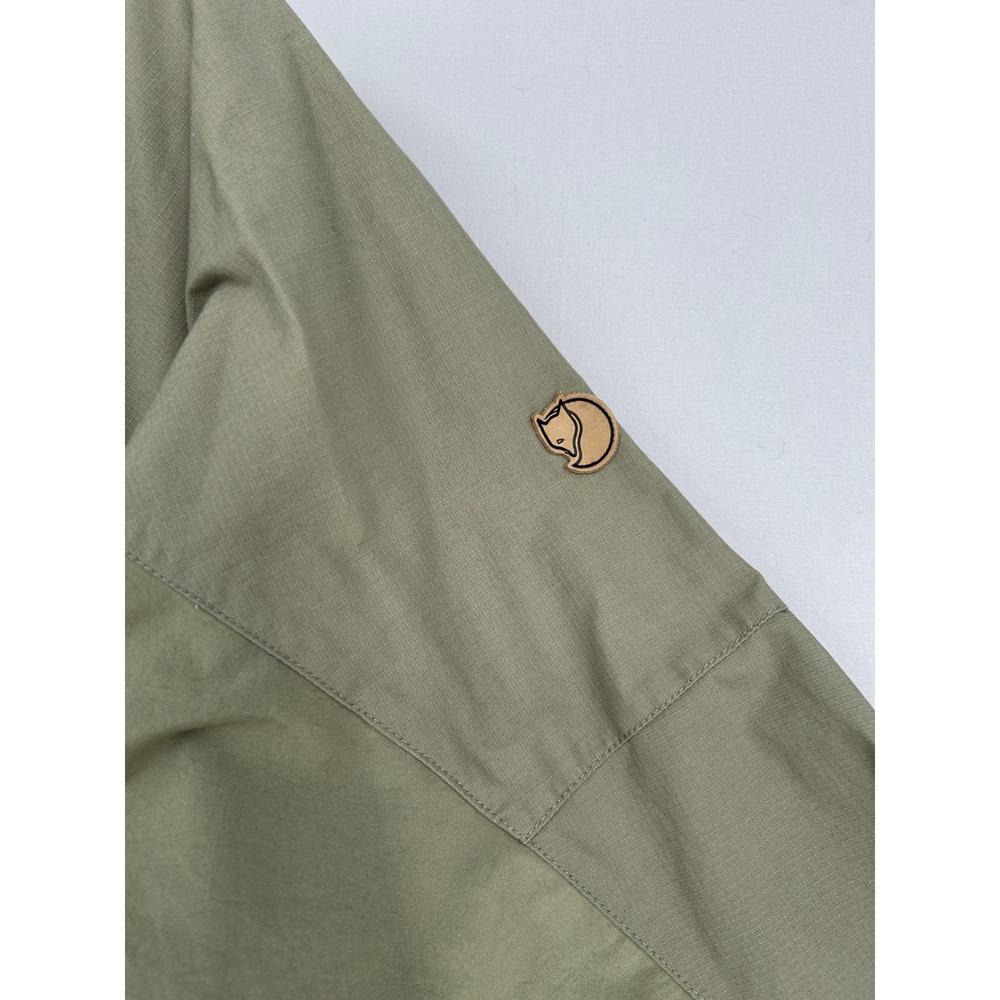 Fjallraven Abisko Midsummer Jacket Mens XL Green Lightweight Hooded 81151 - Picture 2 of 12